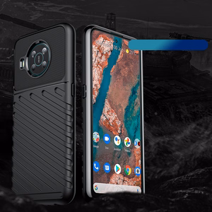 Thunder dėklas telefonui lankstus šarvuotas dėklas Nokia X100 juoda