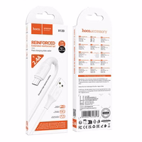 Kabelis USB A į Micro USB Hoco 2,4A 1 m X120 baltas