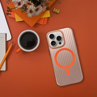 Dėklas SIMPLY suderinamas su MagSafe iPhone 14 Pro titano dykumos