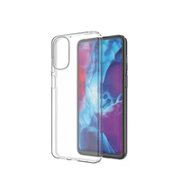 Itin plonas 0.5mm dėklas telefonui Motorola Moto E32 skaidrus