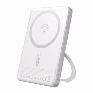 Dudao K28S 20W PD 5000mAh Powerbank with MagSafe and Stand - Silver