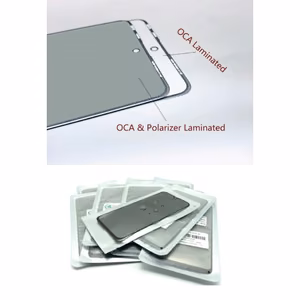 Komplektas restauravimui skirtas "Pro+" Samsung A235 A23 4G / A236 A23 5G / stiklas + OCA + POL / komplektas