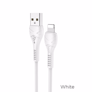 Кабель USB A to Lightning Hoco 1 м X37 белый