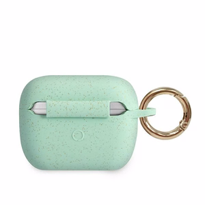 Guess GUACAPSILGLGN AirPods Pro чехол зелёный/зелёный Silicone Glitter