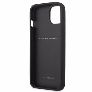 Ferrari FEHCP13SRQUK iPhone 13 mini 5.4 kietasis dėklas juodas Off Track Quilted