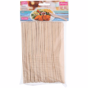 Cuisine Elegance mediniai peiliai, 16,5 cm, 50 vnt.