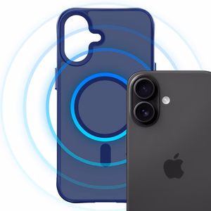 3mk Smoke MagCase для iPhone 16 синe-полупрозрачный
