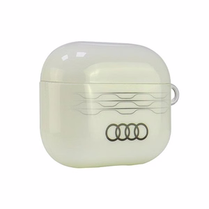 Audi IML geometrinis raštas AirPods 3 dėklas - baltas