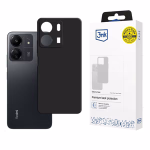 3mk silikoninis dėklas telefonui Xiaomi Redmi 13C/POCO C65 - juodas
