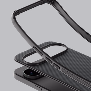 "Nillkin Super Frosted Shield Pro" dėklas "Google Pixel 10 Pro XL" - Juodas