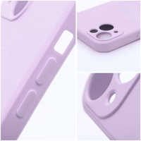 SILICONE MAG DĖKLAS (didelė skylė) suderinamas su MagSafe IPHONE 17 Pro rožinė