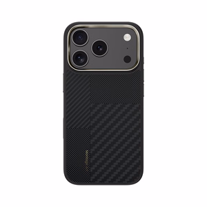 Benks Montage magnetinis Armor Pro Kevlar dėklas su metaliniu rėmeliu 600D+1500D (MA70) Iphone 17 Pro Max telefonui juodas (su fotoaparato valdymo mygtuku)
