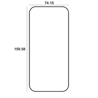 "Etteri" grūdintas stiklas 9D, skirtas "iPhone 16 Pro Max" 6,9"