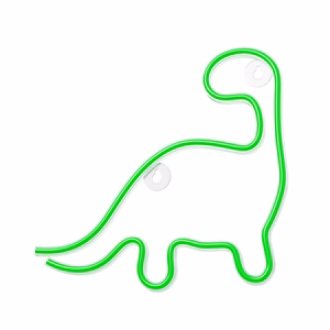 Neon LED Light DINOSAUR žalias NNE01 Neolia