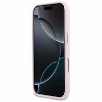 GUESS dėklas IPHONE 17 GUHCP17S5PS4RGGP (PU FW Resin Logo) rožinis
