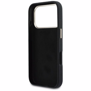 Guess FW dėklas su dervos logotipu iPhone 17 Pro - juodas