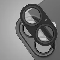 Etteri full camera lens guard for iPhone 17 black