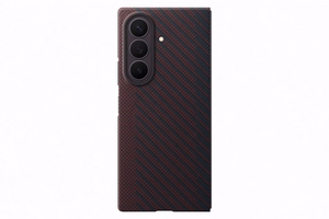 Samsung Galaxy Z Fold8 Ultra aramido pluošto magnetinis dėklas su 2 antirefleksinėmis plėvelėmis, violetinis