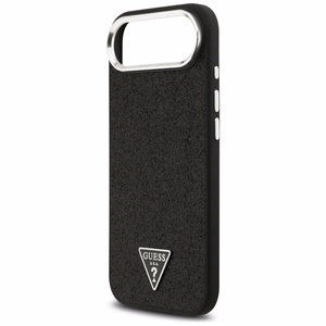 Guess Blizgus Trikampio Logotipas Magnetinis dėklas telefonui iPhone 17 Air - juodas