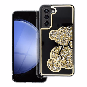 TEDDY BEAR dėklas telefonui SAMSUNG A54 auksinis