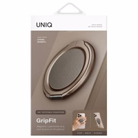 Uniq Gripfit 360 magnetinis laikiklis su atrama – pilkas / titnago pilkas