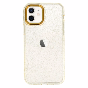 Tel Protect Gold Glitter dėklas iPhone 14 auksinis