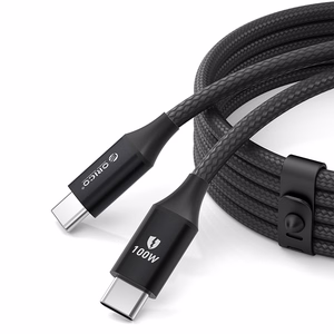 Orico CDX 100W 5A Power Delivery USB-C - USB-C kabelis 1m - juodas