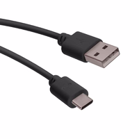 "Forever" kabelis USB - USB-C 1,0 m 1A juodas