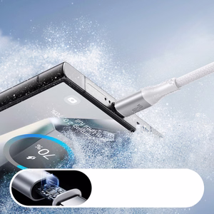 Joyroom S-A28 Flash serijos 3A USB-A - USB-C kabelis 1m - baltas