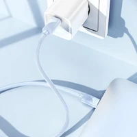 Kabelis USB-C į USB-C Hoco 3A 60W 1 m X114 mėlynas