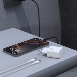 Dudao A27PCEU PD 30W GaN USB-C Wall Įkroviklis with USB-C Laidas - Juodas
