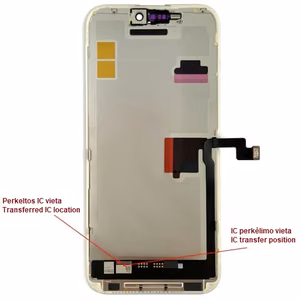 Ekranas skirtas iPhone 16 Pro Max, LTPO Soft OLED, 120Hz