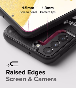 Ringke Onyx Design patvarus TPU dėklas Samsung Galaxy S22 + (S22 Plus) juodas (Grafiti)