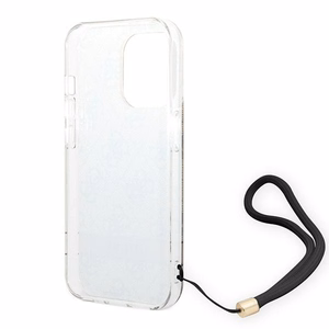 Guess GUOHCP14LH4STW iPhone 14 Pro 6.1 "rudas / rudas kietas dėklas 4G spauda Dirželis