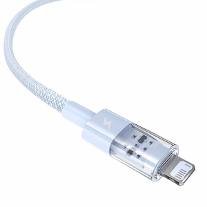 Baseus Gem USB-A į Lightning 2.4A greito įkrovimo laidas 1 m, mėlynas