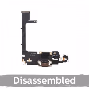 Krovimo lizdas skirtas iPhone 11 Pro Max su lanksčiąja jungtimi / Su IC / Matte Silver / (100% originalu / iš įrenginio)