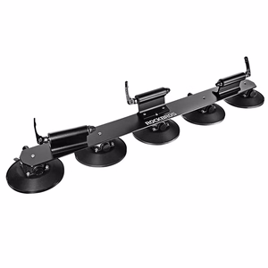 Rockbros XP1003 siurbtukinis automobilio stogo laikiklis 3 dviračiams – juodas