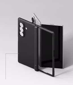 Ringke Onyx Flap MagSafe dėklas, skirtas Samsung Galaxy Z Fold 8 Ultra – juodas