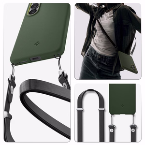 Spigen Nano Pop Mag MagSafe dėklas skirtas Samsung Galaxy S26 - žalias