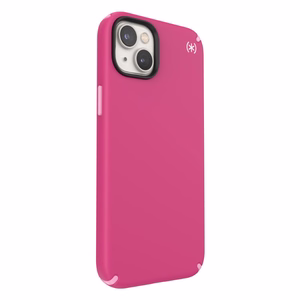 Speck Presidio2 Pro case for iPhone 15 Plus / 14 Plus, with Microban antimicrobial protection, Digital Pink / Blossom Pink / White