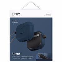 Uniq Clyde Lock dėklas AirPods 4 - mėlynas