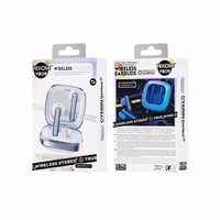 WEKOME VB09 Cyerin Series - Bluetooth V5.3 TWS wireless ausinės with charging dėklas (juodas)