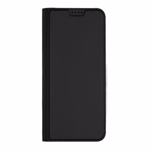 Dux Ducis Skin Pro Dėklas telefonui Samsung Galaxy A14 4G / 5G su atverčiamu kortelių dėklu ir stovu Juodas