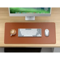 SATECHI vegan leather desk pad ST-LPDMN brown