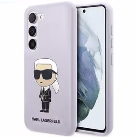 Karl Lagerfeld KLHCS23MSNIKBCU S23+ S916 kietas dėklas violetinis/violetinis Silikoninis Ikonik