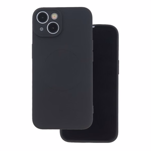 Dėklas "MagCase Silicone" skirtas iPhone 17 juodas