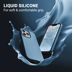 Crong Color Cover dėklas, skirtas iPhone 13 Pro Max, mėlynas