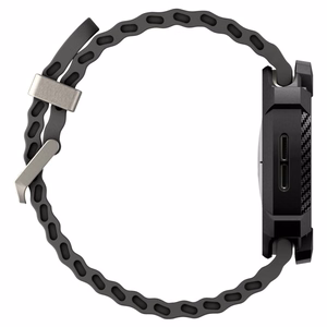 Spigen Rugged Armor dėklas Samsung Galaxy Watch 8 40mm - matinė juoda