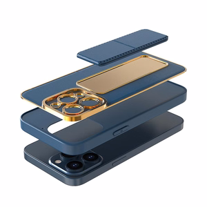 Naujas Kickstand dėklas telefonui Samsung Galaxy A12 5G su stovu rožinis