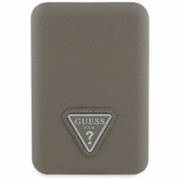 Guess Grained Triangle isorine baterija su MagSafe 5000mAh 15W USB-C - ruda